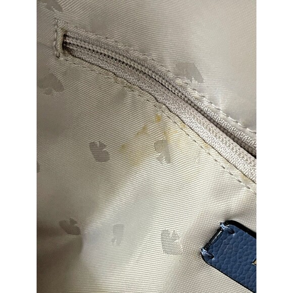 Kate Spade New York Backpack Womens Size Medium Nylon Zip Baby Blue - Picture 11 of 16